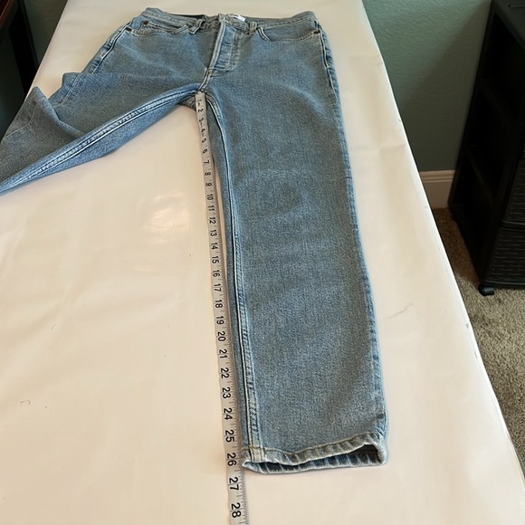 Re/Done 90’s High Rise Ankle Crop Size 26 - Picture 7 of 16